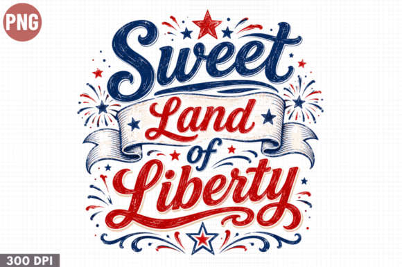 Capitalizing on Patriotic Sentiment: The Strategic Value of the Sweet Land of Liberty 4th July PNG for Modern Creators