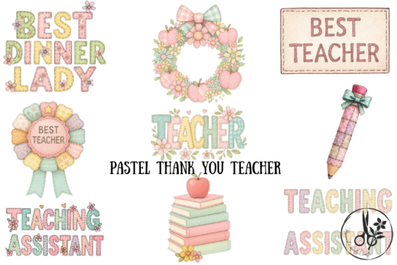 Celebrate Educators with Teacher Appreciation PNG PDF Clipart