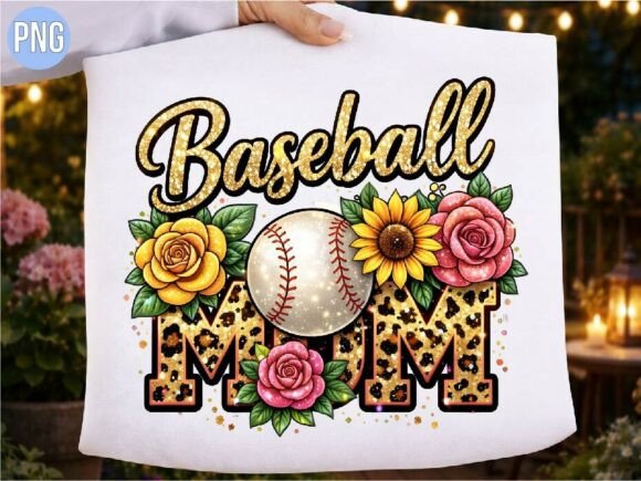 Cheering in Style: The Ultimate Guide to the Leopard Baseball Mom Sunflower PNG Shirt Design