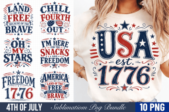 Elevating American Spirit: The Strategic Value of High-Quality Patriotic USA T-Shirt Designs PNG Bundle for Modern Creators