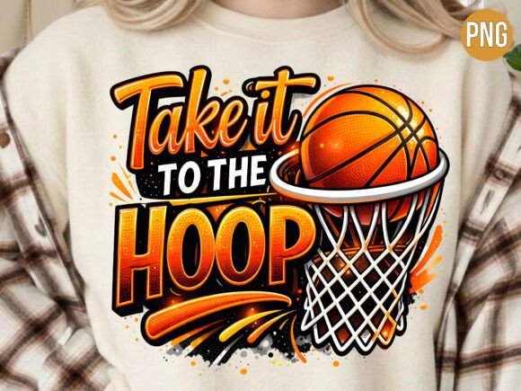 Elevating Your Creative Portfolio with the Take It to the Hoop Basketball PNG