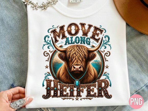Move Along Heifer PNG Shirt Design Guide