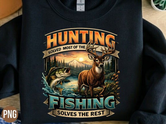 Unlocking Creative Potential with the Hunting and Fishing Solves the Rest PNG
