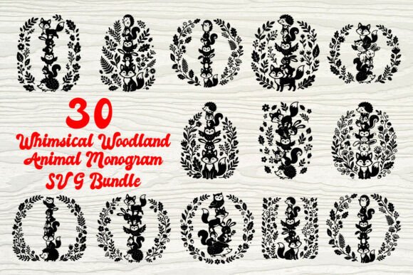 Unlocking Forest Magic: The Ultimate Guide to the Whimsical Woodland Animal Monogram Set
