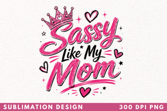 Unlocking the Potential of Your Sassy Like My Mom T-shirt PNG Design